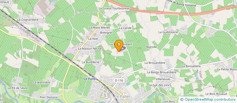 localisation de l'entreprise ELMA IMMO  LE PALLET