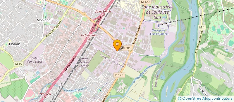 localisation de l'entreprise ELMA RESTAURATION  TOULOUSE