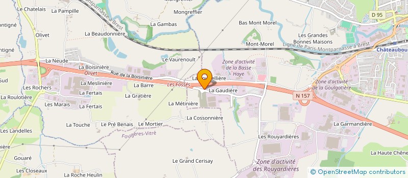 localisation de l'entreprise ELMA SAV  CHATEAUBOURG