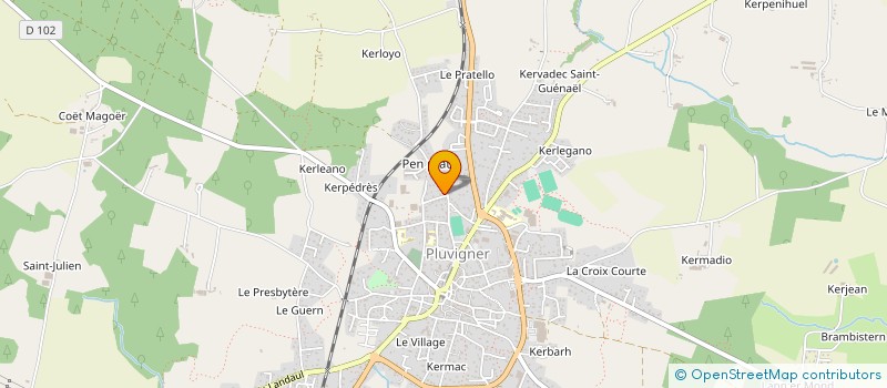 localisation de l'entreprise ELMAAU  PLUVIGNER