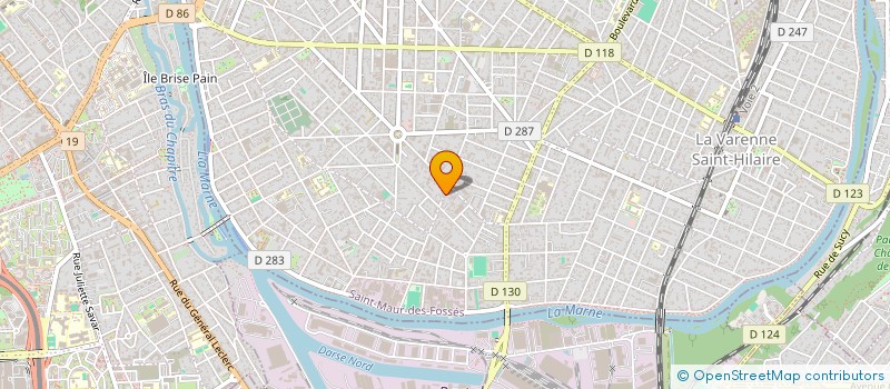 localisation de l'entreprise ELMAAX à SAINT-MAUR-DES-FOSSES