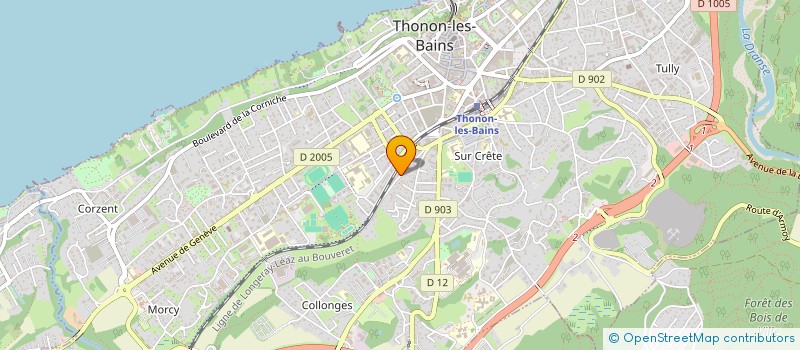 localisation de l'entreprise ELMALO  THONON-LES-BAINS