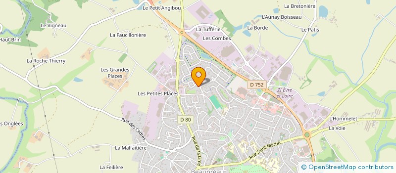 localisation de l'entreprise ELMALY INVESTISSEMENTS  BEAUPREAU-EN-MAUGES