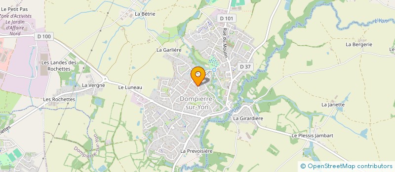 localisation de l'entreprise ELMAN  DOMPIERRE-SUR-YON