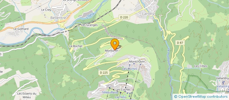 localisation de l'entreprise ELMANA  LA PLAGNE TARENTAISE