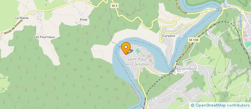 localisation de l'entreprise ELMANA IMMO  SAINT-PAUL-EN-CORNILLON