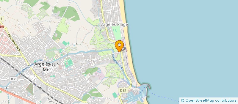 localisation de l'entreprise ELMANAR à ARGELES-SUR-MER