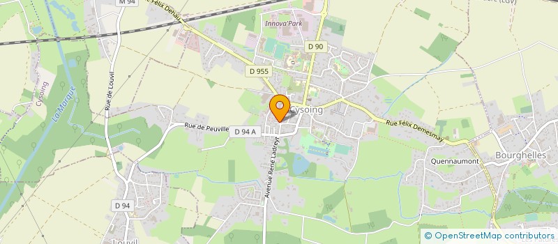 localisation de l'entreprise ELMANE  CYSOING