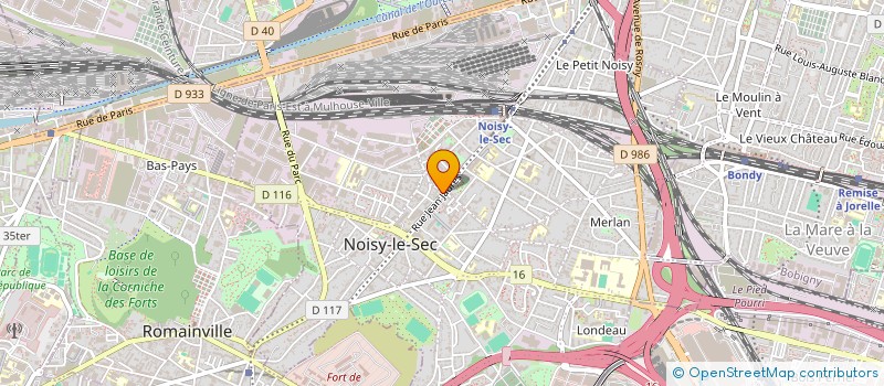 localisation de l'entreprise ELMANO à NOISY-LE-SEC