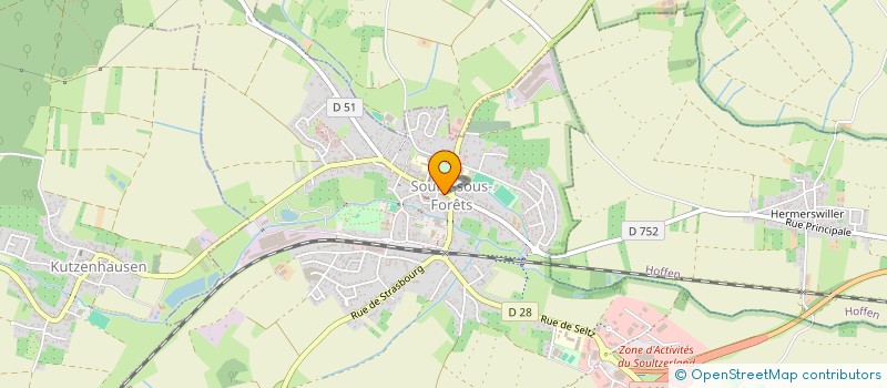 localisation de l'entreprise ELMAP  SOULTZ-SOUS-FORETS