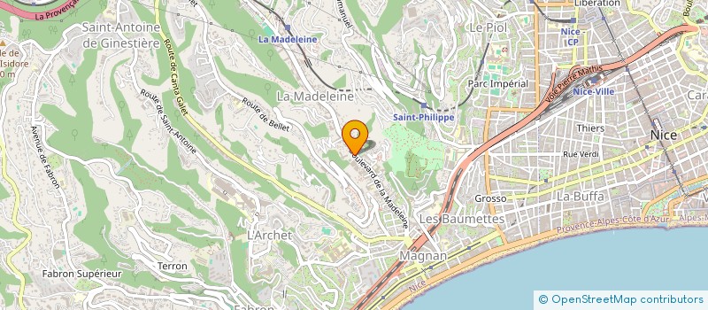 localisation de l'entreprise ELMAZAR à NICE
