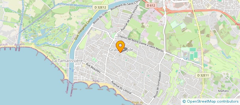 localisation de l'entreprise ELME  AGDE