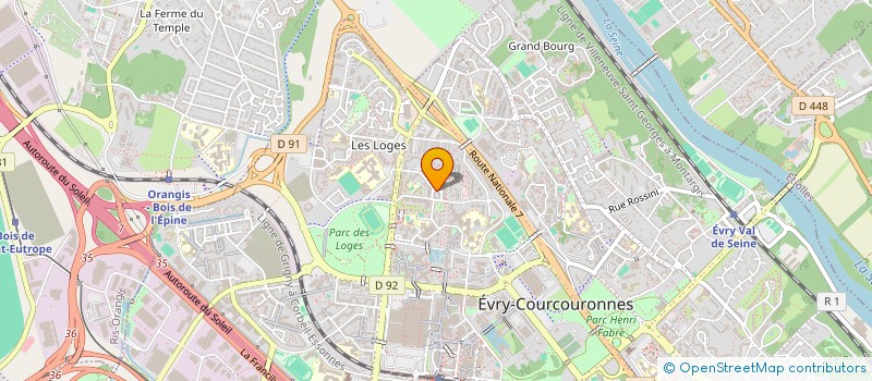 localisation de l'entreprise ELMEN WASSALWA  EVRY-COURCOURONNES