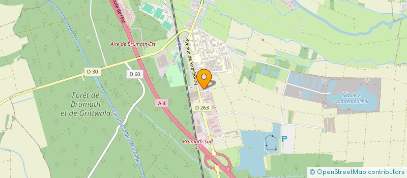 localisation de l'entreprise ELMERIA  BRUMATH
