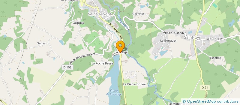 localisation de l'entreprise ELMETHERM à SAINT-AUVENT