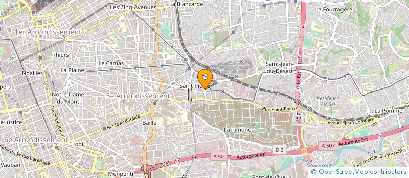 localisation de l'entreprise ELMGM ALUMINIUM à MARSEILLE