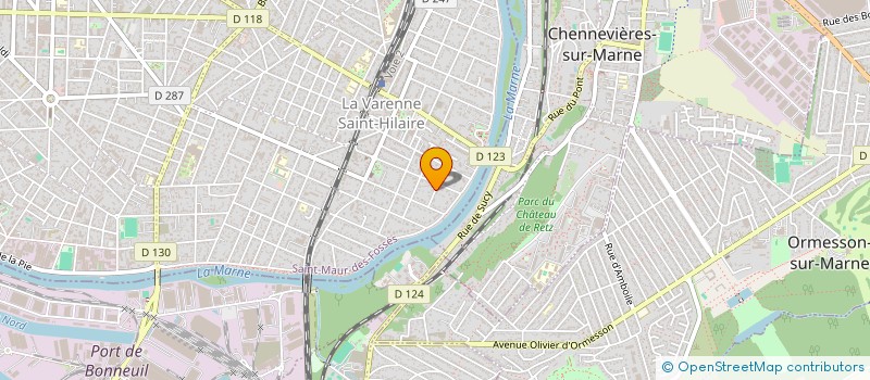 localisation de l'entreprise ELMIMO à SAINT-MAUR-DES-FOSSES