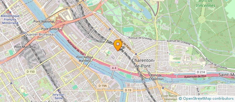 localisation de l'entreprise ELMINA  CHARENTON-LE-PONT