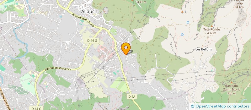 localisation de l'entreprise ELMIVIMMO à ALLAUCH