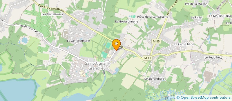 localisation de l'entreprise ELMO  SAINT-AIGNAN-GRANDLIEU