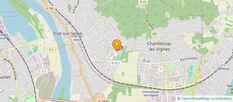 localisation de l'entreprise ELMO ASSOCIES à TRIEL SUR SEINE