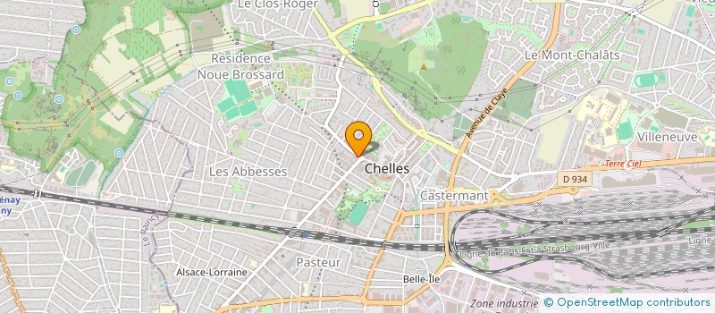 localisation de l'entreprise ELMO DISTRI à CHELLES