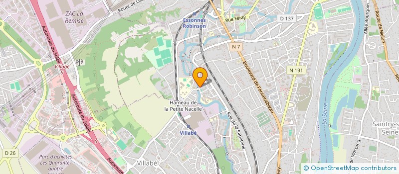 localisation de l'entreprise ELMO EXPRESS à CORBEIL-ESSONNES