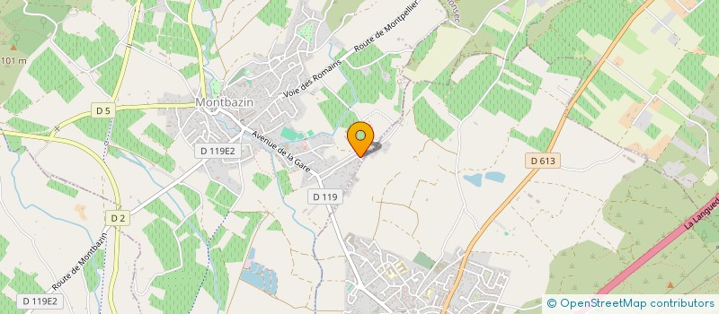 localisation de l'entreprise ELMO INVEST  MONTBAZIN