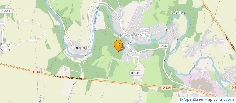 localisation de l'entreprise ELMONT IMMO  JOUY-SUR-MORIN