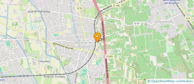 localisation de l'entreprise ELMOS CONSULTING  MORIERES-LES-AVIGNON