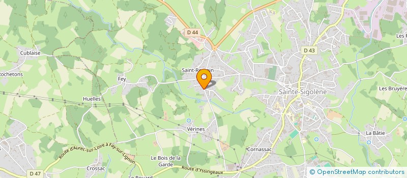 localisation de l'entreprise ELN BONNEFONT à SAINTE-SIGOLENE