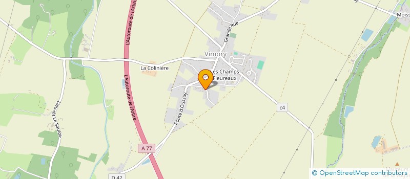 localisation de l'entreprise ELNA à VIMORY