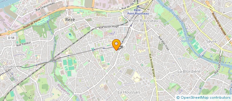 localisation de l'entreprise ELNA 44  REZE