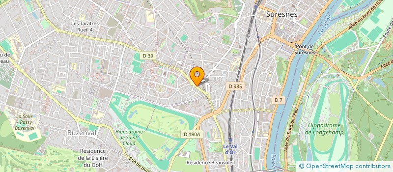 localisation de l'entreprise ELNA à SURESNES