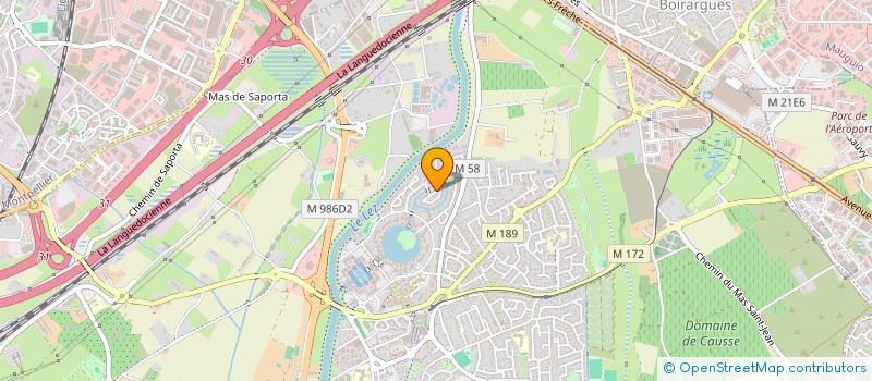 localisation de l'entreprise ELNA  LATTES