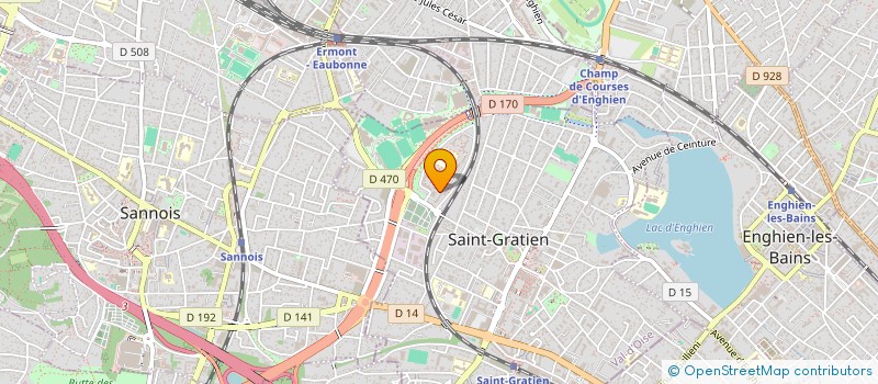 localisation de l'entreprise ELNA  SAINT-GRATIEN