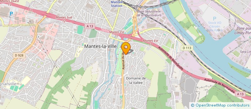localisation de l'entreprise ELNA BTP à MANTES-LA-VILLE