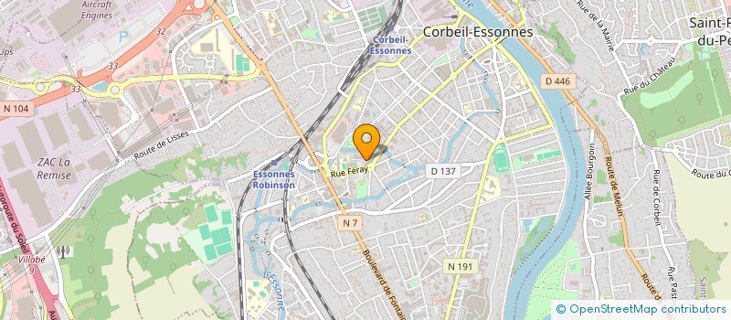 localisation de l'entreprise ELNAELEC à CORBEIL-ESSONNES