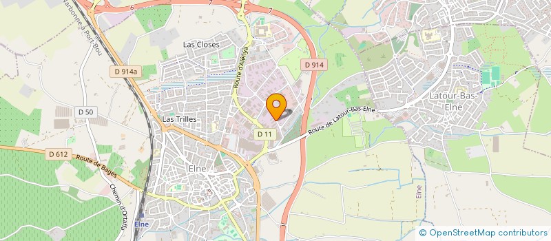 localisation de l'entreprise ELNAKOR à ELNE
