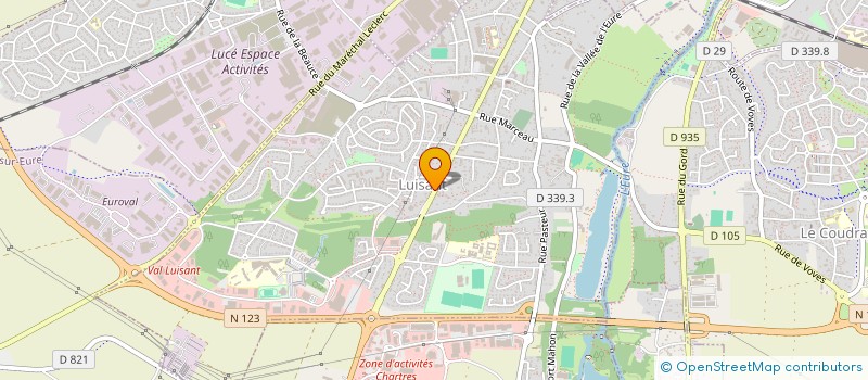localisation de l'entreprise ELNAMAT à LUISANT