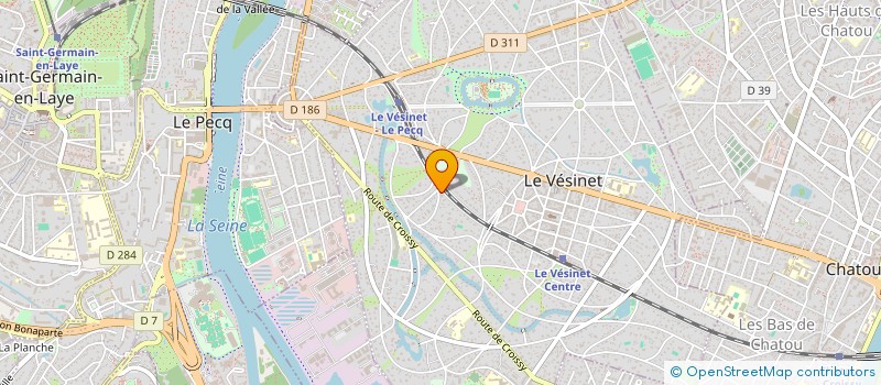 localisation de l'entreprise ELND  LE VESINET