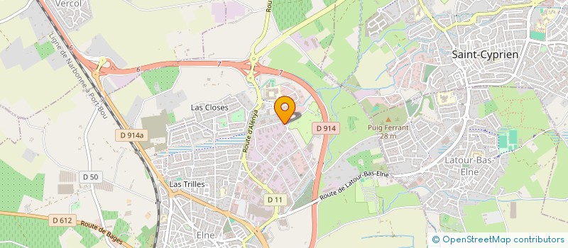 localisation de l'entreprise ELNE AUTOMOBILES  ELNE