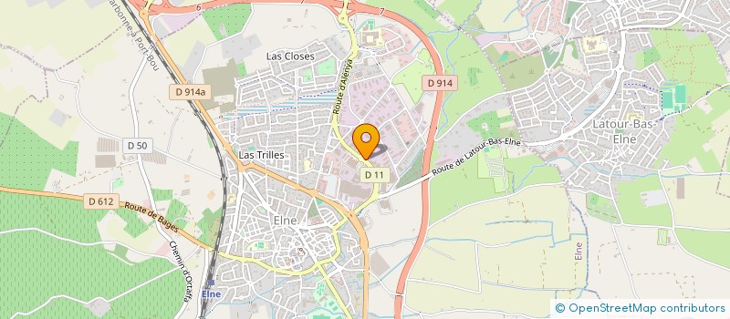 localisation de l'entreprise ELNEJACK à ELNE