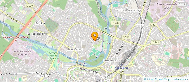 localisation de l'entreprise ELNESS à ANGOULEME