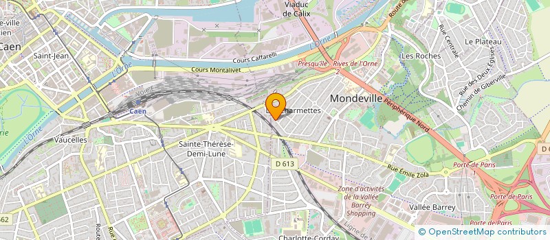 localisation de l'entreprise ELNF à MONDEVILLE