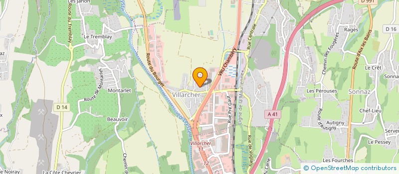 localisation de l'entreprise ELNIMA  VOGLANS