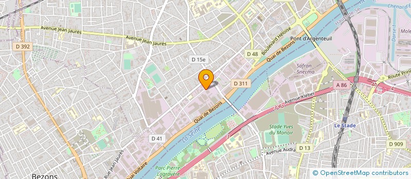 localisation de l'entreprise ELNO à ARGENTEUIL