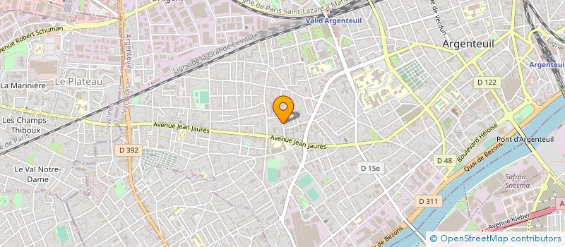 localisation de l'entreprise ELNO à ARGENTEUIL