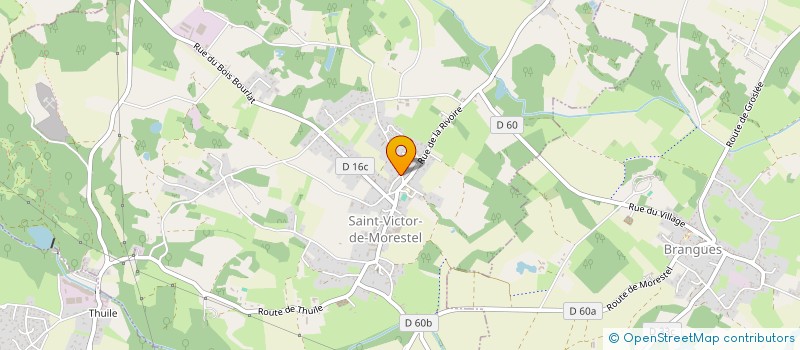 localisation de l'entreprise ELNOCA  SAINT-VICTOR-DE-MORESTEL