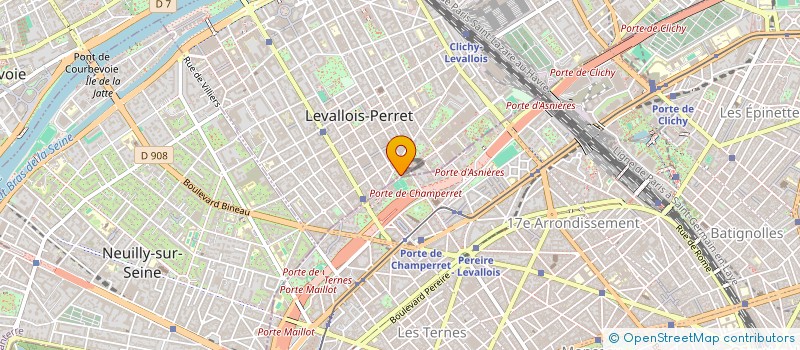 localisation de l'entreprise ELNUPHI 2 à LEVALLOIS-PERRET